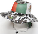 CP-083 Flag Print Mesh Bucket with Flap