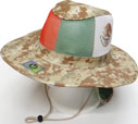 CP-084 Flag Print Mesh Bucket with Flap