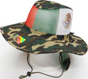 CP-082 Flag Print Mesh Bucket with Flap