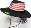CP-085 Flag Print Mesh Bucket with Flap