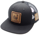 MT-535 Rooster Leather Patch