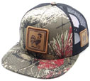 MT-541 Rooster Leather Patch