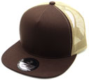 MS-277 5 Panel Cotton Flat Meshback