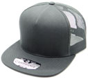 MS-279 5 Panel Cotton Flat Meshback