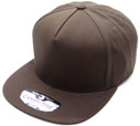 FS-105 Plain 5 Panel Snapback