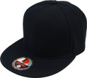 BF-201 Black Flatbill Fitted