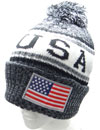 WB-478 USA Pom Beanie