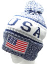 WB-479 USA Pom Beanie